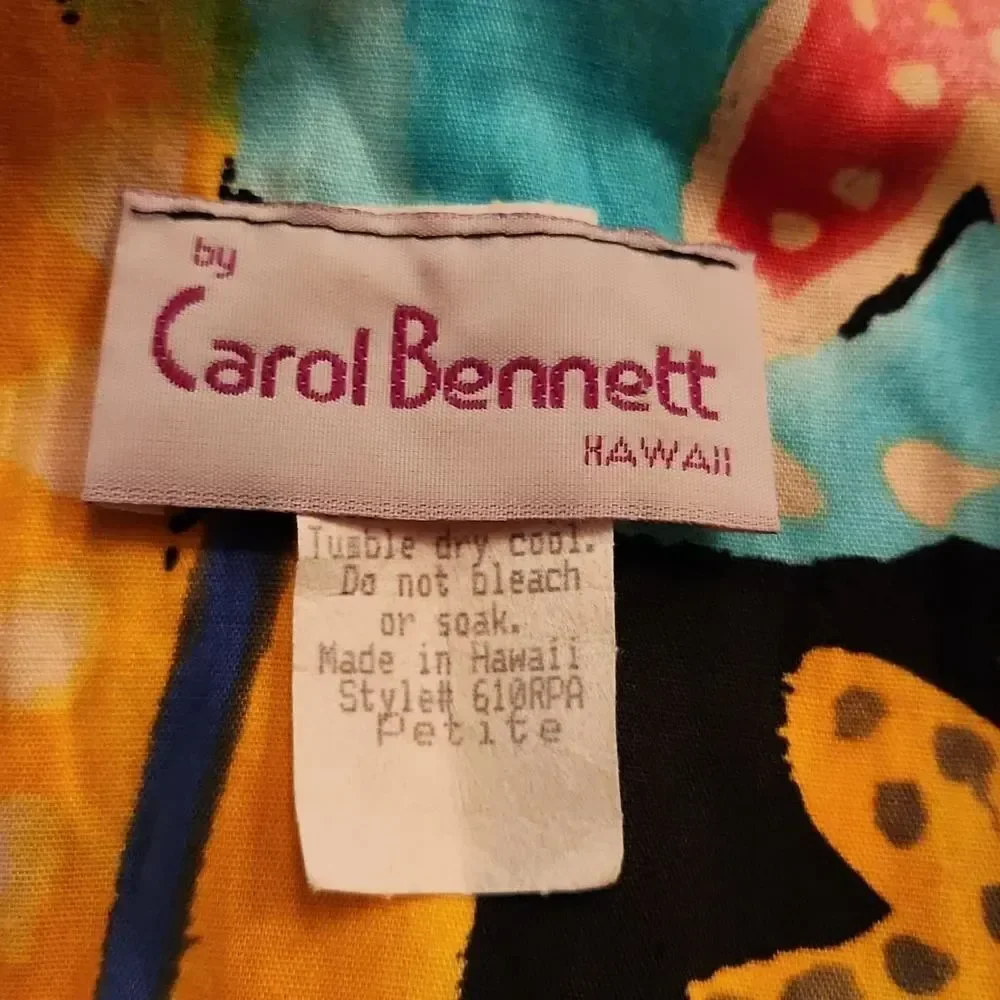 Carol Bennett this hawaiian